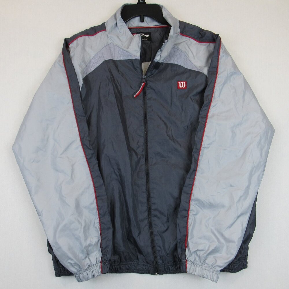 Wilson Jacket Men's XL Color Block Zip up Track Activewear Windbreaker